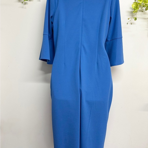 Kenzie size 8 bell sleeve twist front sheath dress, classy, great condition - Picture 4 of 8